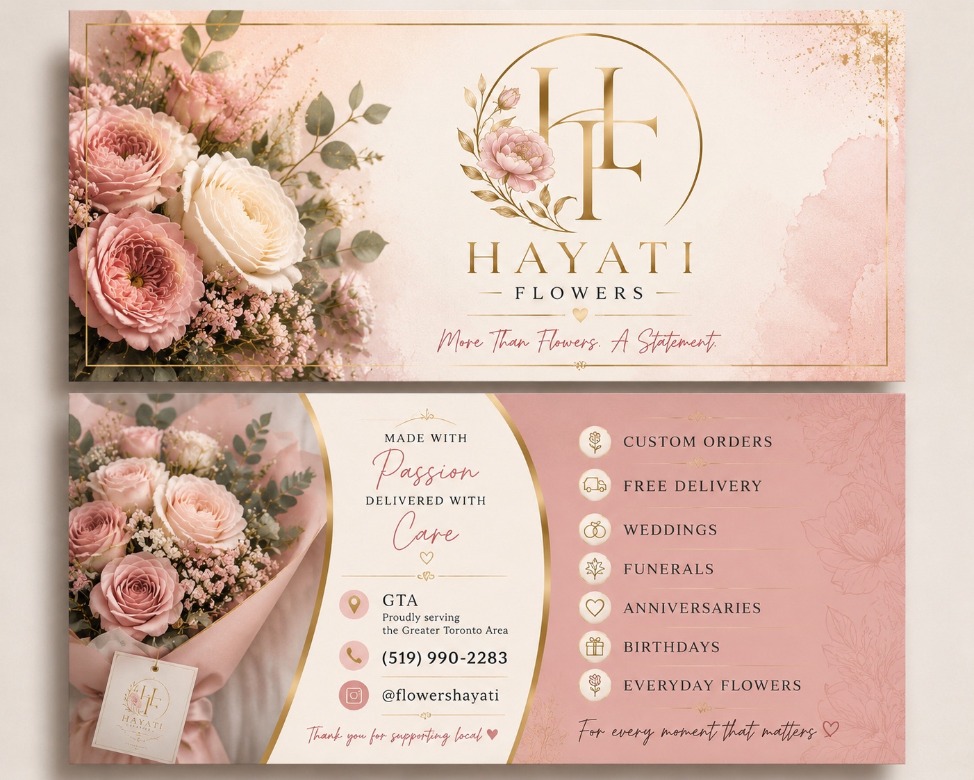 Hayati Flowers branding